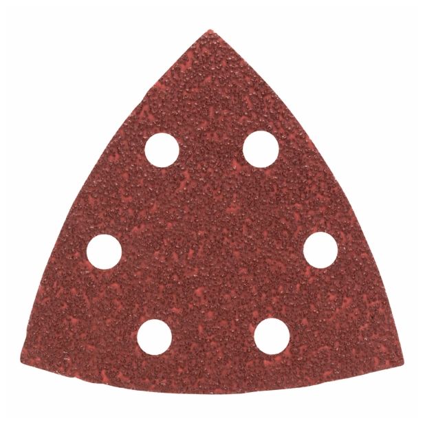 25-DELNI SET SAMOPRITRDILNIH BRUSNIH LISTOV BOSCH 93MM G40 6 LUKENJ RDEČA BARVA ZA LES