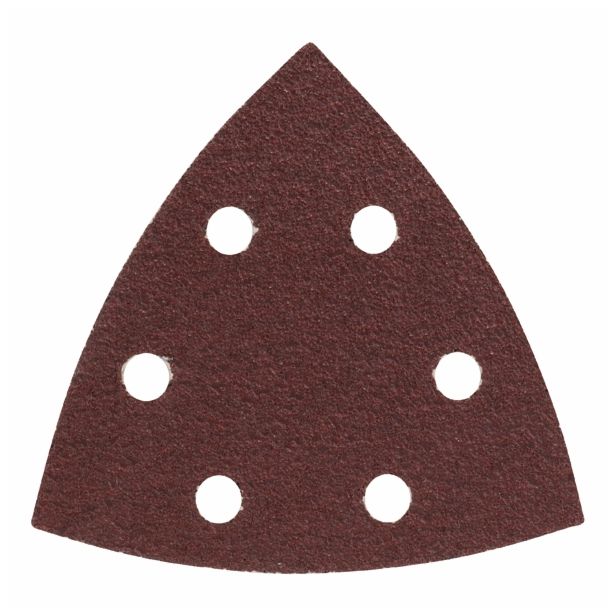 25-DELNI SET SAMOPRITRDILNIH BRUSNIH LISTOV BOSCH 93MM G60 6 LUKENJ RDEČA BARVA ZA LES