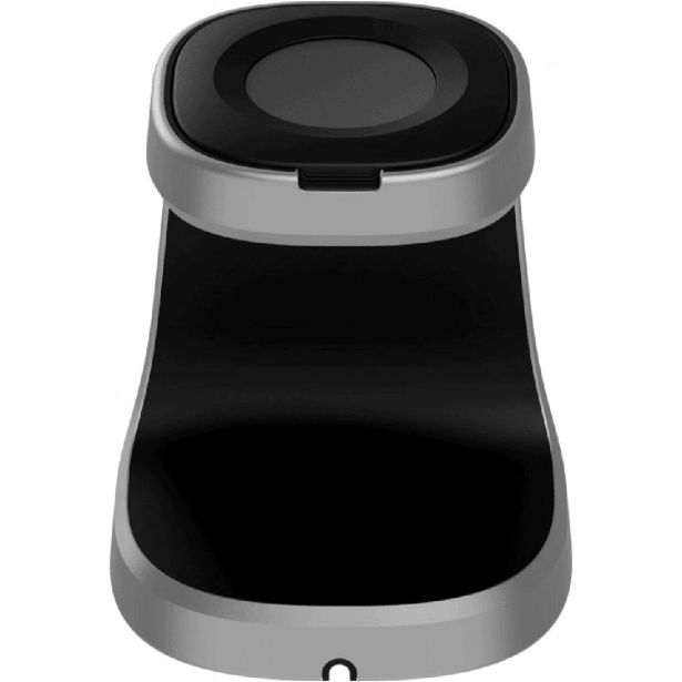 SAMSUNG BREZŽIČNI POLNILEC (STOJALO) GP-XVU022SAN ZA PAMETNO URO SAMSUNG GALAXY WATCH SREBRN (EU BLISTER)