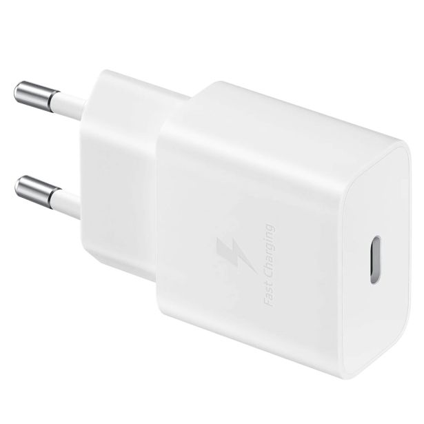 SAMSUNG HIŠNI POLNILEC ADAPTER FAST CHARGE EP-T1510XWE 15W PD BEL - ORIGINAL - BULK