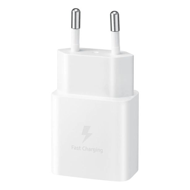 SAMSUNG HIŠNI POLNILEC ADAPTER FAST CHARGE EP-T1510XWE 15W PD BEL - ORIGINAL - BULK