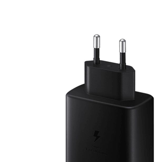 SAMSUNG HIŠNI POLNILEC SUPER FAST CHARGE EP-TA845EBE 45W + KABEL EP-DW767JBE TYPE C ČRN - ORIGINAL (BULK)