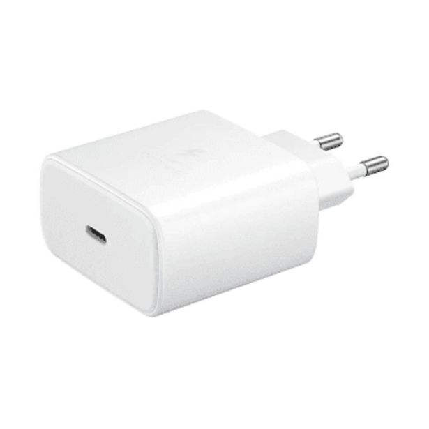 SAMSUNG HIŠNI POLNILEC SUPER FAST CHARGE EP-TA845EWE 45W + KABEL EP-DW767JWE TYPE C BEL - ORIGINAL (BULK)
