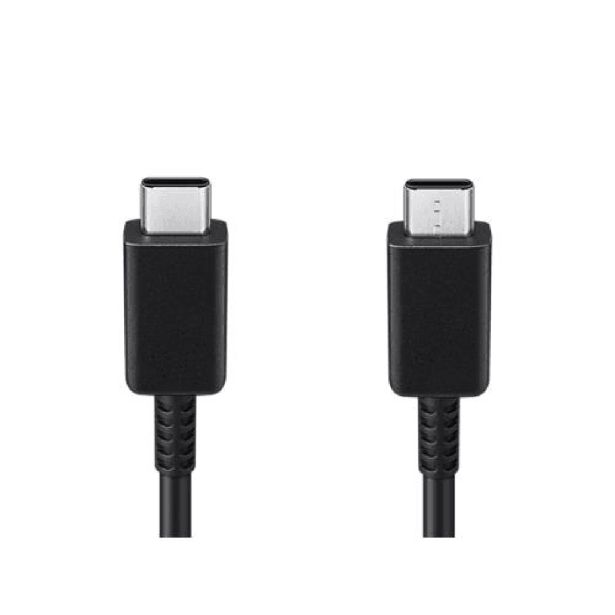 SAMSUNG PODATKOVNI KABEL EP-DW767JBE SUPER FAST CHARGE 25W 3A TYPE C NA TYPE C 1,8M - ČRN