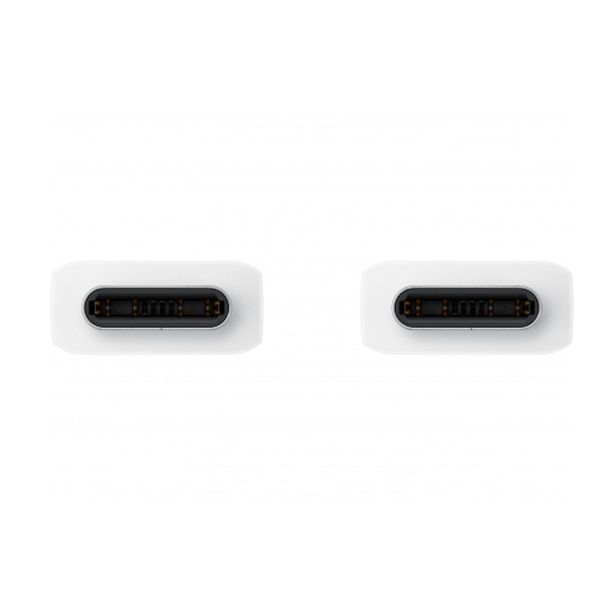 SAMSUNG PODATKOVNI KABEL EP-DX310JWE SUPER FAST CHARGE TYPE C NA TYPE C 60W 3A 1,8M - BEL (BLISTER)
