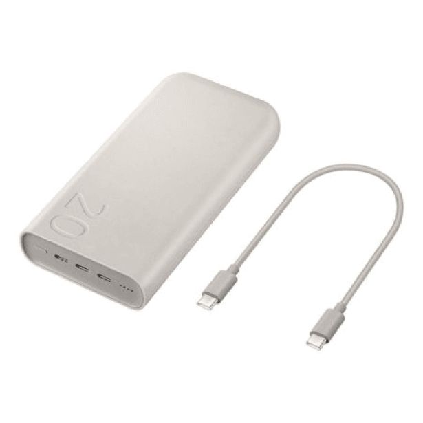 SAMSUNG POWERBANK PRENOSNA BATERIJA EB-P4520XUE 3X USB-C 45W 20000MAH BEIGE