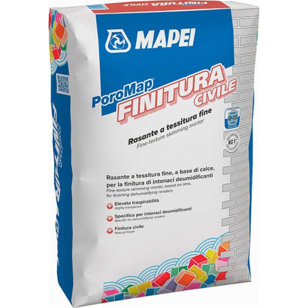 SANACIJSKA MALTA MAPEI POROMAP FINITURA CIVILE 25 KG