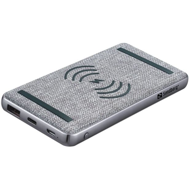 SANDBERG BATERIJA POWERBANK 10.000 BREZŽIČNO POLNJENJE, 20W