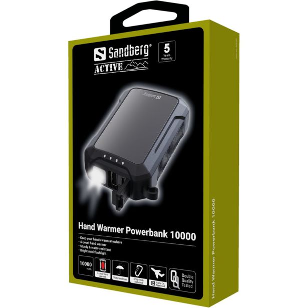 SANDBERG BATERIJA POWERBANK 10.000 HAND-WARMER