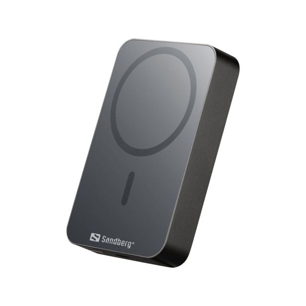SANDBERG BATERIJA POWERBANK, MAGSAFE, 10.000 BREZŽIČNO POLNJENJE, 20/15W