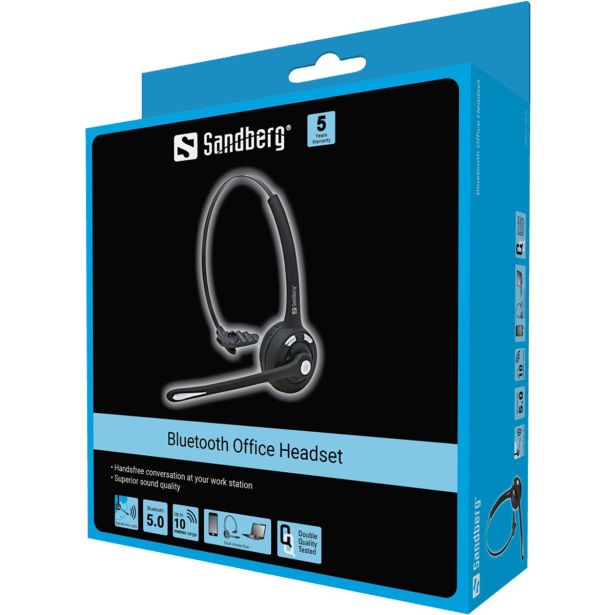 SANDBERG SLUŠALKE BT OFFICE HEADSET