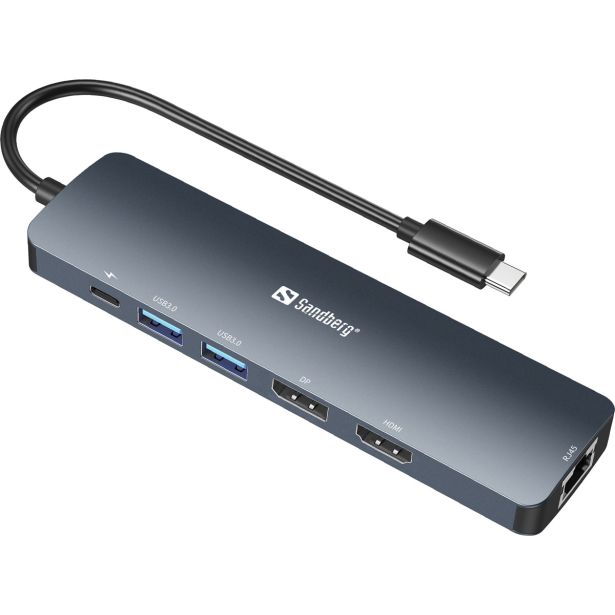 USB RAZDELILEC (HUB) SANDBERG SB13643 HUB / DOCK