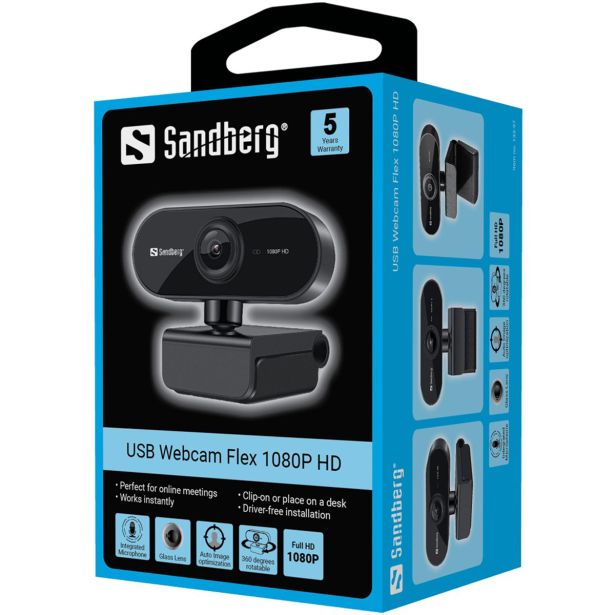 SPLETNA KAMERA SANDBERG SB13397 VIDEOKONFERENČNA KAMERA
