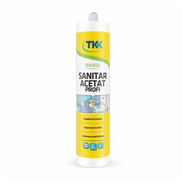 SANITARNI SILIKON TEKASIL ACETAT PROFI BEL 300 ML