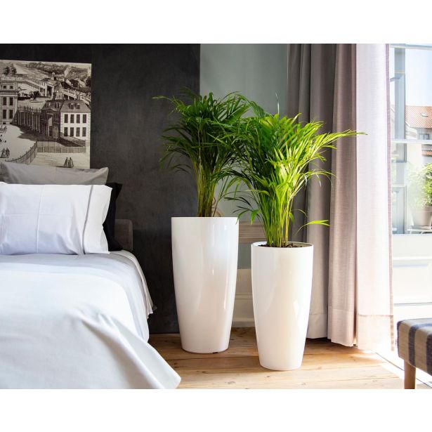 PE NOTRANJI LONEC SANTORINI VISOK BEL 65CM