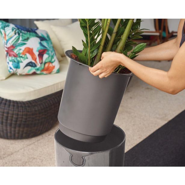 PE NOTRANJI LONEC SANTORINI VLOŽEK ZA 65CM ANTRACIT