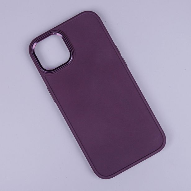 SATIN SILIKONSKI OVITEK ZA IPHONE 15 PLUS - VIJOLA