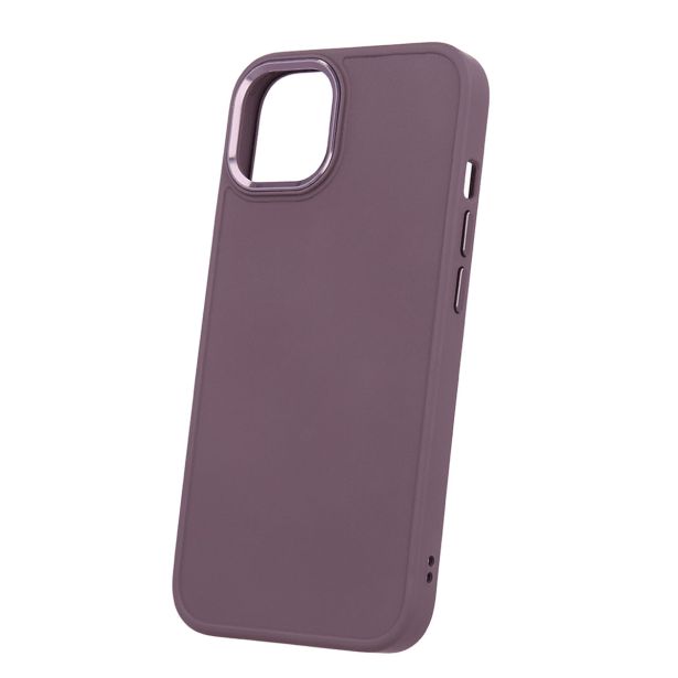 SATIN SILIKONSKI OVITEK ZA IPHONE 15 - VIJOLA