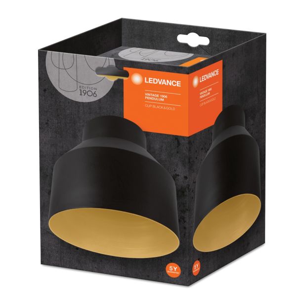 DEL ZA SVETILKO LEDVANCE ŠČITNIK CUP ČRN/ZLAT