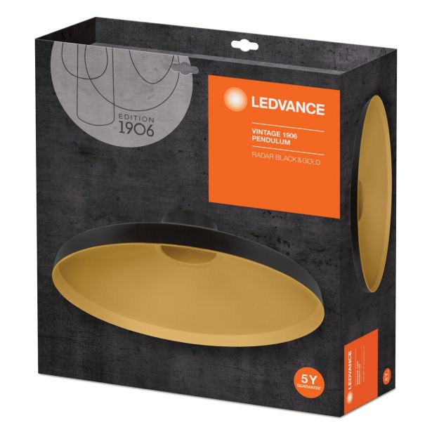 DEL ZA SVETILKO LEDVANCE ŠČITNIK RADAR ČRN/ZLAT