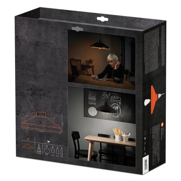 DEL ZA SVETILKO LEDVANCE ŠČITNIK RADAR ČRN/ZLAT