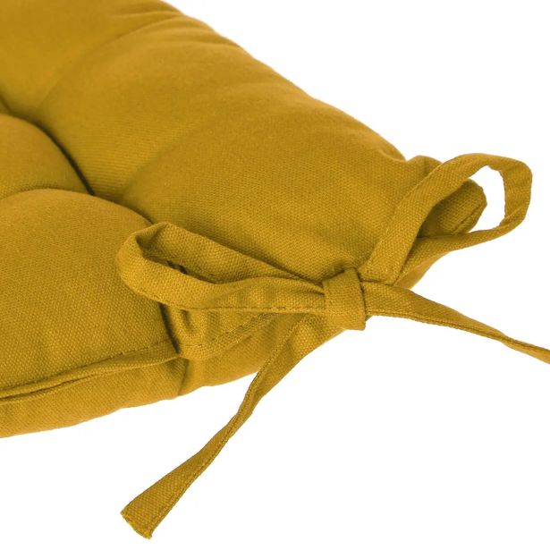 SEDEŽNA BLAZINA ATMOSPHERE RUMENA, 38X38 CM