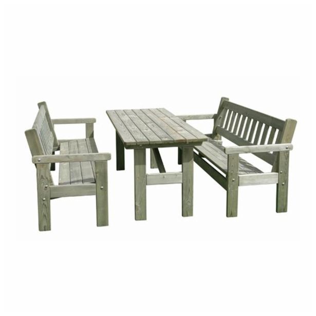 SEDEŽNA GARNITURA IMONT TIP 108, MIZA 160 CM SMREKA