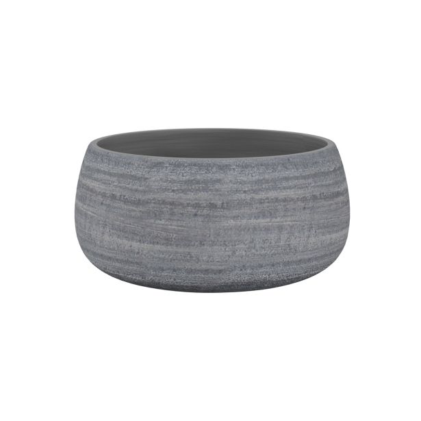 KERAMIČNI NOTRANJI LONEC SELENE 29 CM SIV