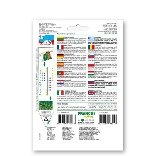 SEME DIŠAVNICE FRANCHI SEMENTI JANEŽ : DIVJI VXA 62/18