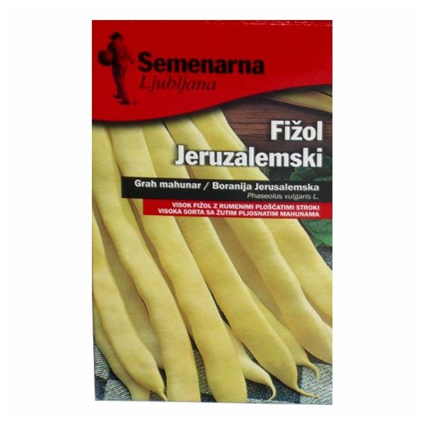 STROČNICA SEMENARNA FIŽOL JERUZALEMSKI VISOK RUMENOSTROČNI 100 G