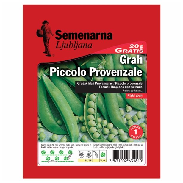 STROČNICA SEMENARNA GRAH MALI PROVANSALEC 100G+20G
