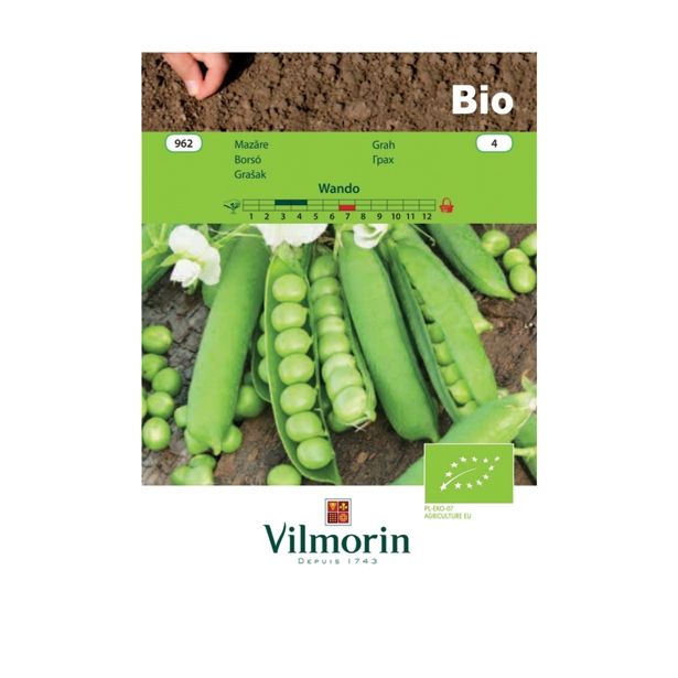 STROČNICA VILMORIN BIO GRAH WANDO