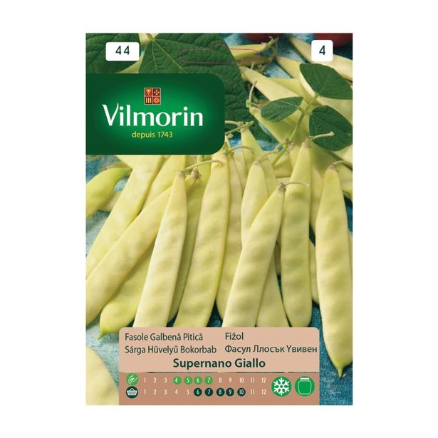 SEME STROČNIC VILMORIN NIZEK FIŽOL SUPERNANO GIALLO