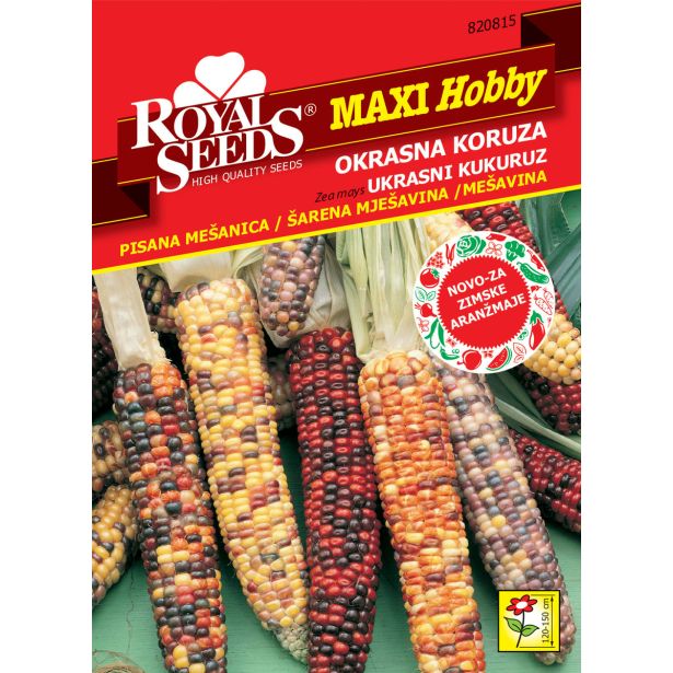 SEME VRTNINE ROYAL SEEDS PISANA OKRASNA KORUZA 815