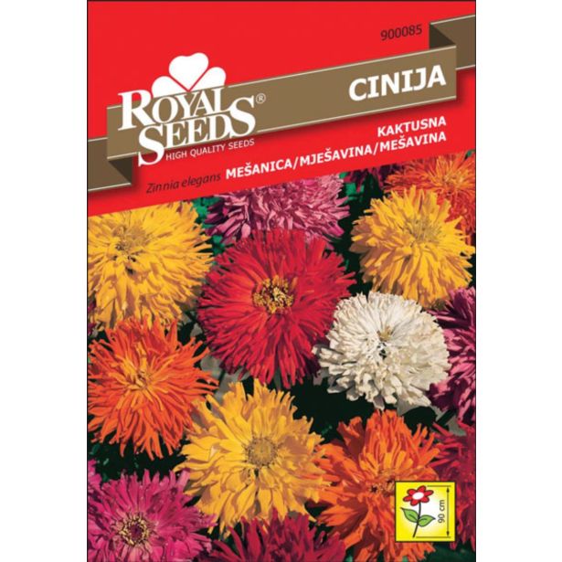 SEMENA CVETOČIH RASTLIN ROYAL SEEDS CINIJA KAKTUS MEŠ. 85