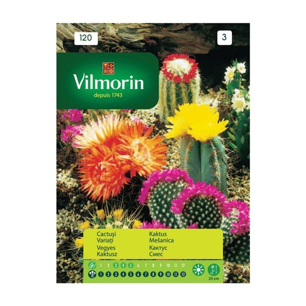 SEMENA CVETOČIH RASTLIN VILMORIN KAKTUS MEŠANICA