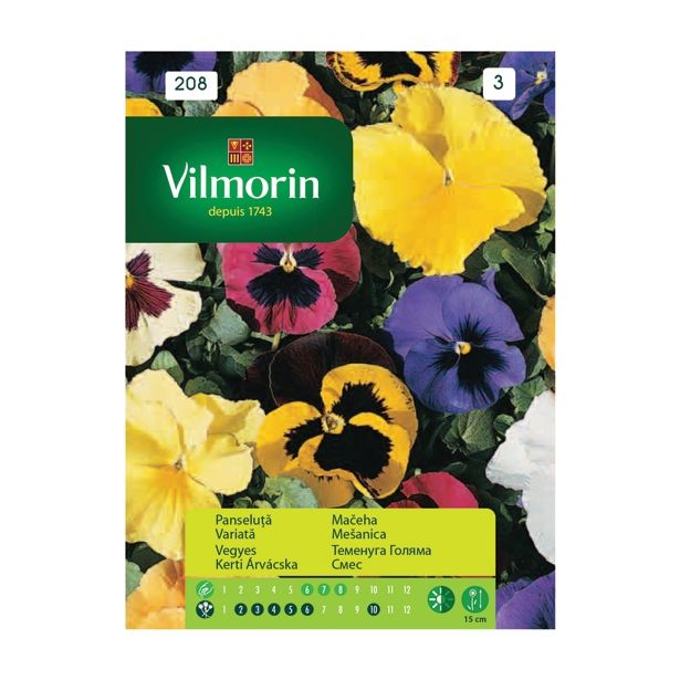 SEMENA CVETOČIH RASTLIN VILMORIN MAČEHA MIX