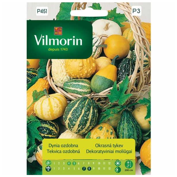 SEMENA CVETOČIH RASTLIN VILMORIN OKRASNA BUČA MIX