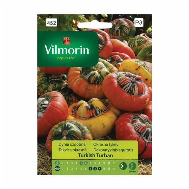PLODOVKA VILMORIN OKRASNA BUČA TURŠKI TURBAN