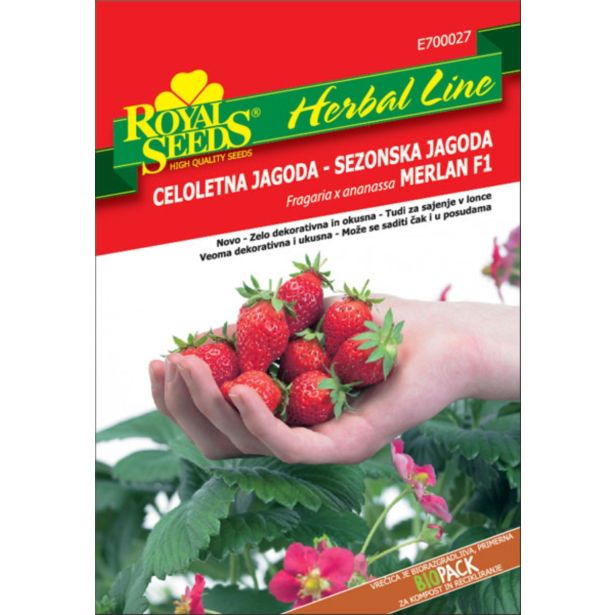 SEME VRTNINE ROYAL SEEDS JAGODA MERLAN F1 HL 27