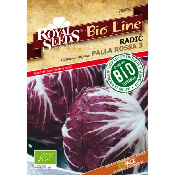 LISTNA ZELENJAVA ROYAL SEEDS RADIČ PALLA R. BIO 50