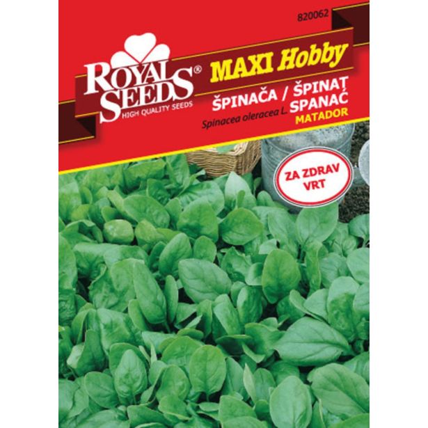 LISTNA ZELENJAVA ROYAL SEEDS ŠPINAČA MATADOR MH 62