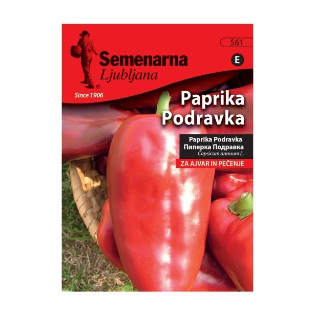 SEMENA SEMENARNA PAPRIKA PODRAVKA V MALI VREČICI 561