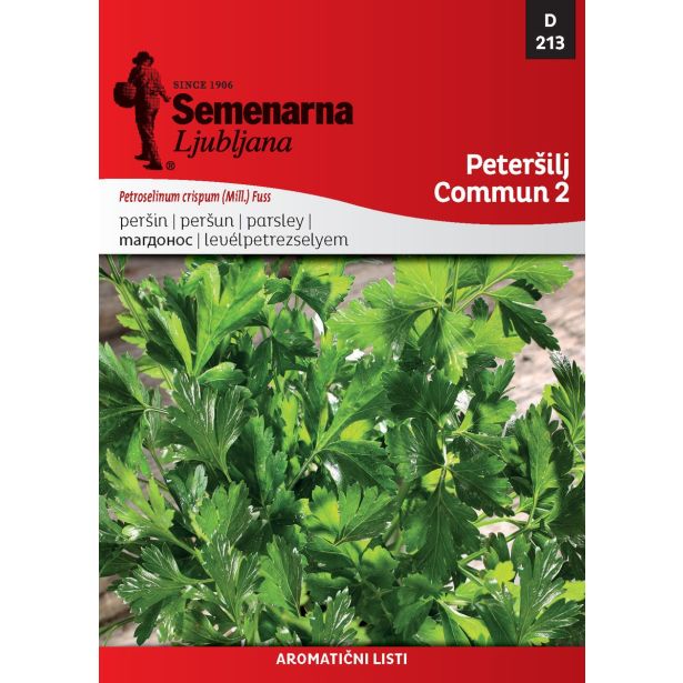 PETERŠILJ SEMENARNA DOMAČI LISTNIK V MALI VREČICI 213