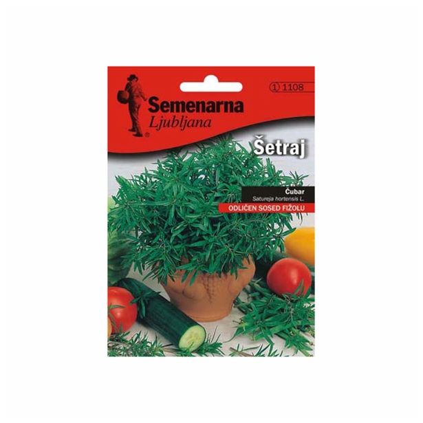 SEME DIŠAVNICE SEMENARNA ŠETRAJ SATUREA HORTENSIS V MALI VREČICI 1108