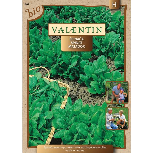 SEMENA VALENTIN ŠPINAČA MATADOR BIO