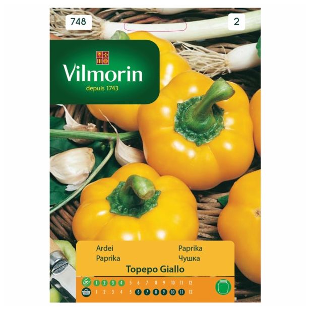 SEMENA VILMORIN PAPRIKA TOPEPO GIALLO