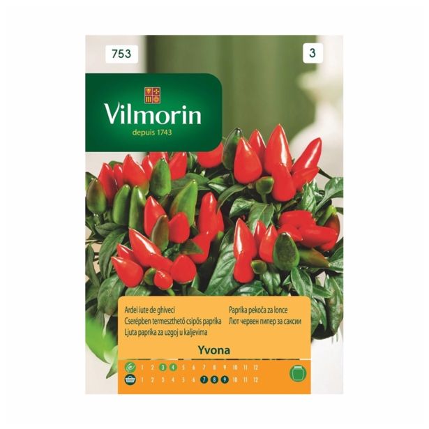 SEMENA VILMORIN PAPRIKA YVONA