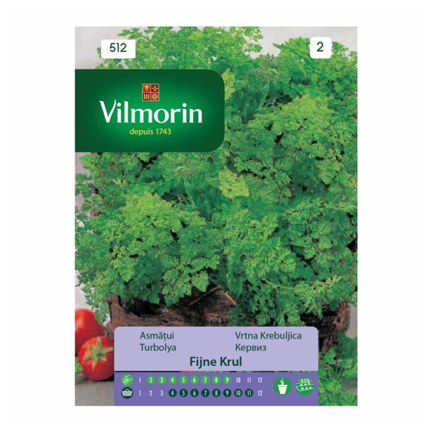 SEMENA VILMORIN VRTNA KREBULJICA KODRASTA FIJNE KRUL