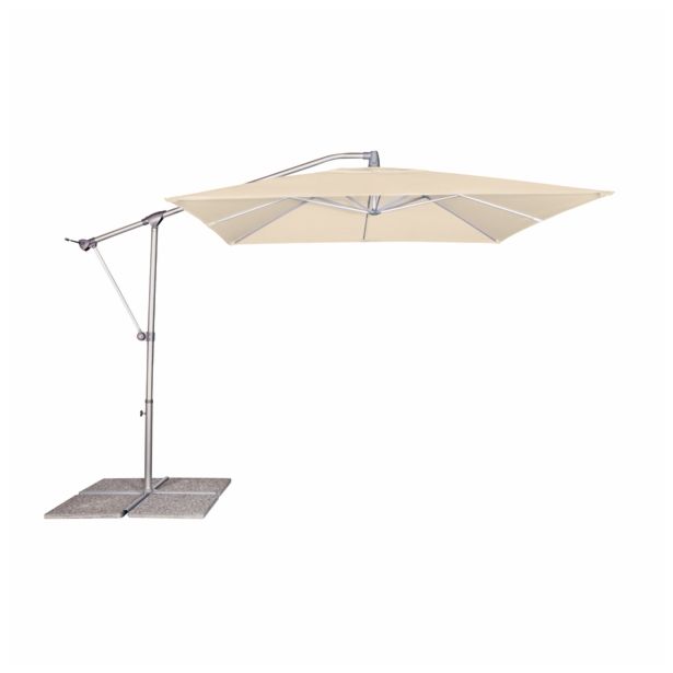 SENČNIK DERBY BASIC PLUS CANTILEVER 250X250 CM, BEŽ